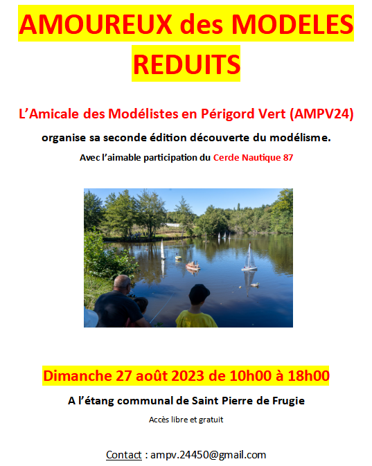 Decouverte Modélisme 2023